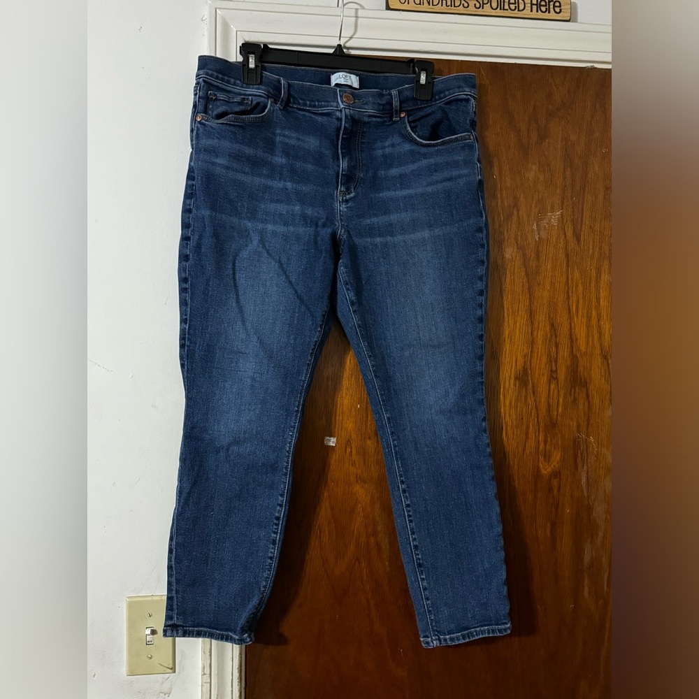 Loft skinny ankle jeans size 14p